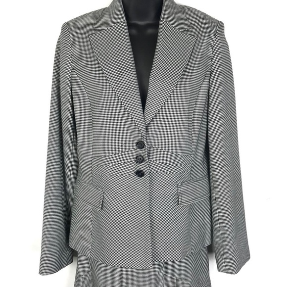 Chapter One Houndstooth Suit Size 6 - Picture 3 of 8